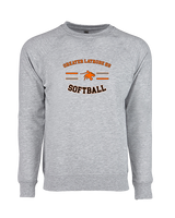 Greater Latrobe HS Softball Curve - Crewneck Sweatshirt