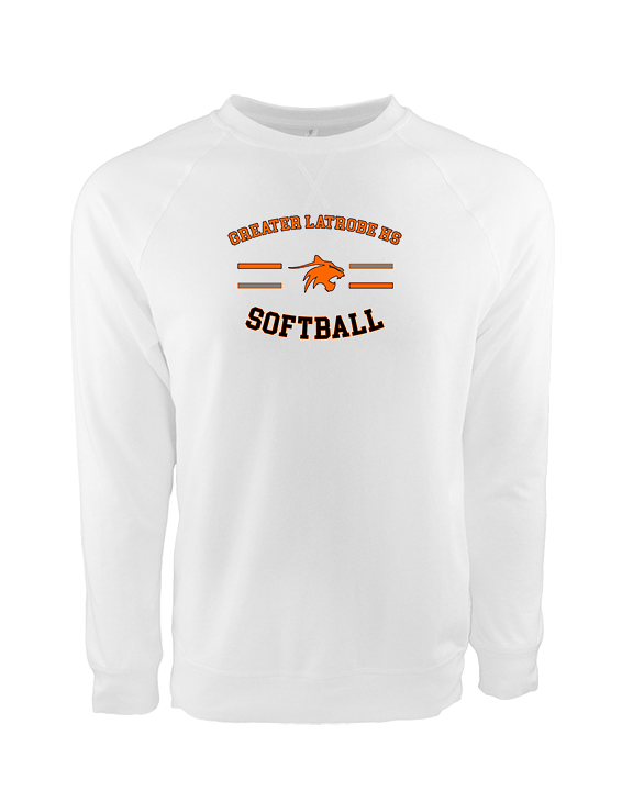 Greater Latrobe HS Softball Curve - Crewneck Sweatshirt