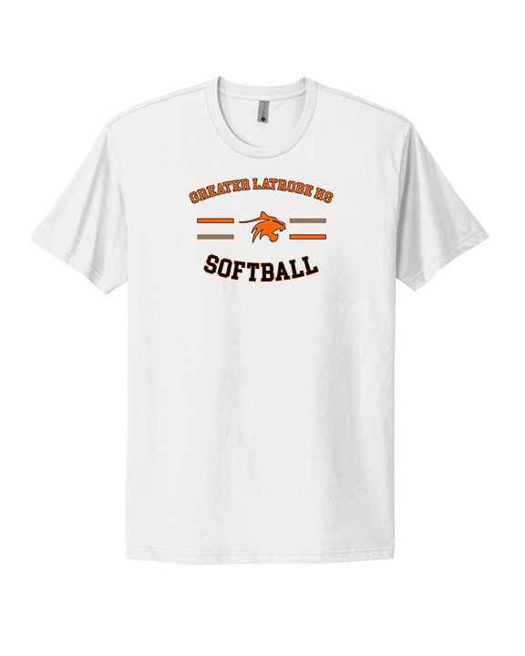 Greater Latrobe HS Softball Curve - Mens Select Cotton T-Shirt