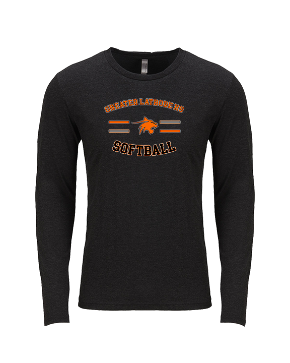 Greater Latrobe HS Softball Curve - Tri-Blend Long Sleeve