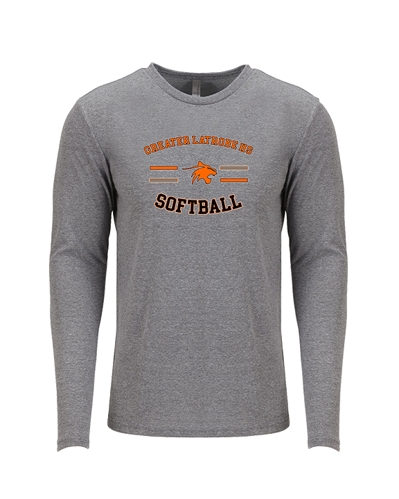 Greater Latrobe HS Softball Curve - Tri-Blend Long Sleeve