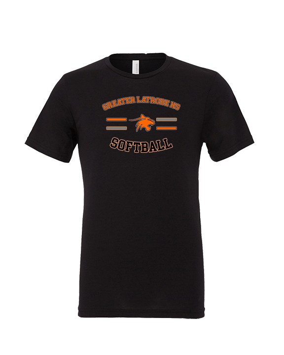 Greater Latrobe HS Softball Curve - Tri-Blend Shirt