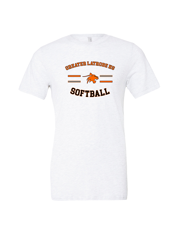 Greater Latrobe HS Softball Curve - Tri-Blend Shirt