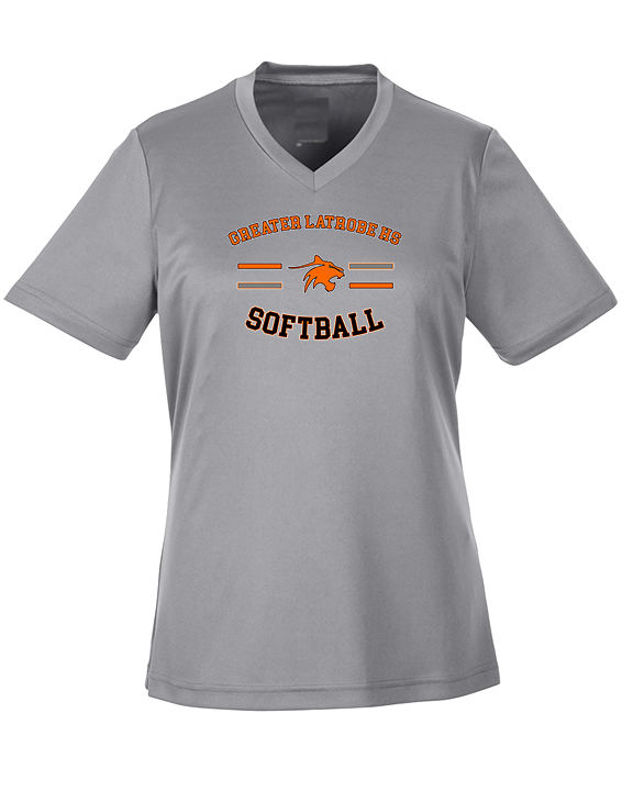 Greater Latrobe HS Softball Curve - Womens Performance Shirt