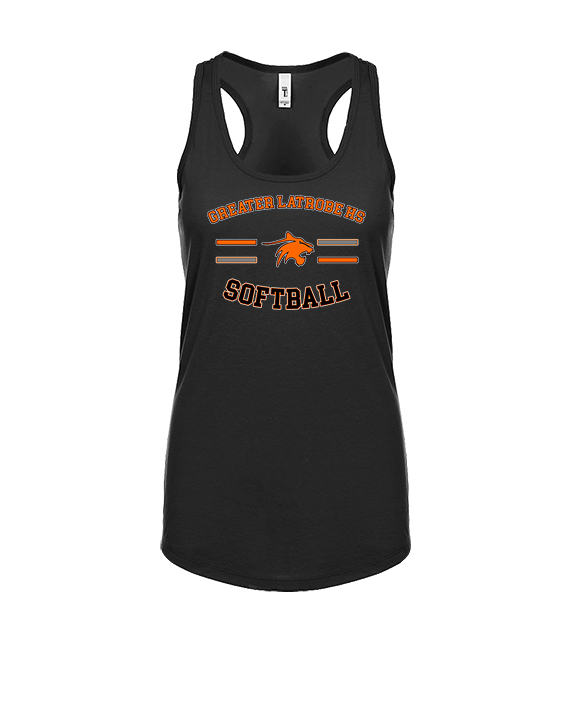 Greater Latrobe HS Softball Curve - Womens Tank Top