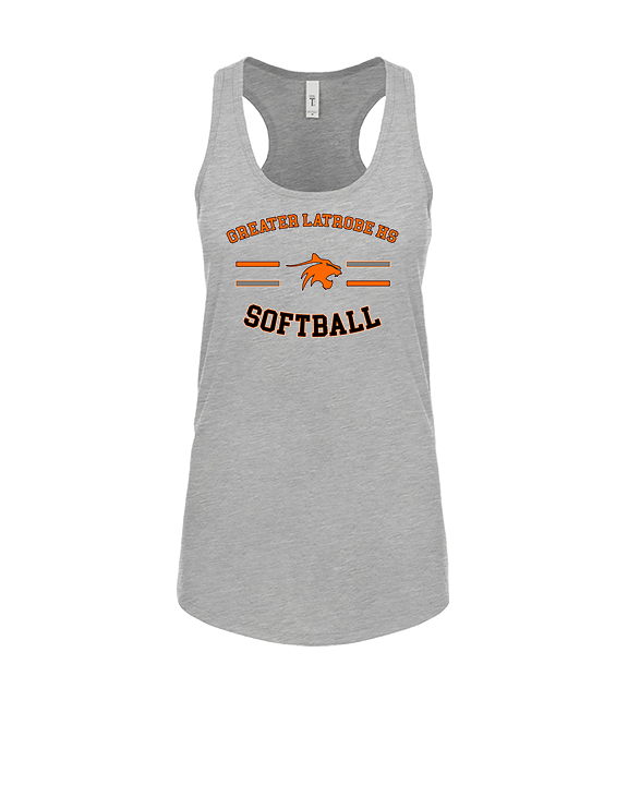 Greater Latrobe HS Softball Curve - Womens Tank Top