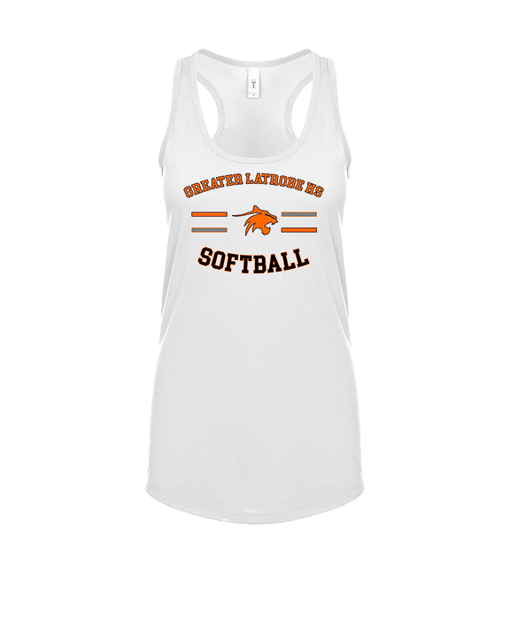 Greater Latrobe HS Softball Curve - Womens Tank Top