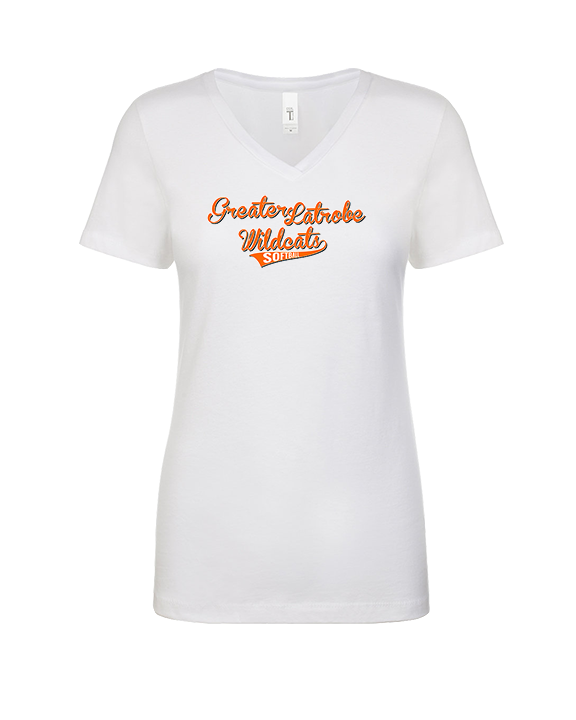 Greater Latrobe HS Softball Custom - Womens Vneck