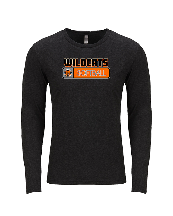 Greater Latrobe HS Softball Pennant - Tri-Blend Long Sleeve