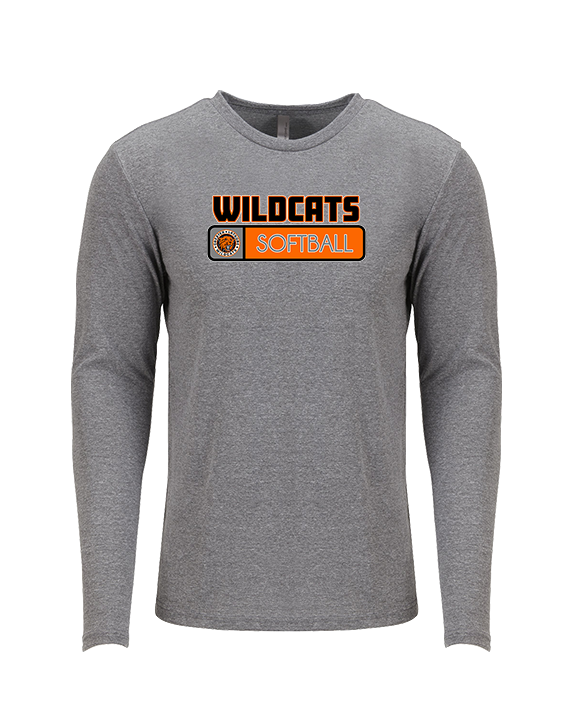 Greater Latrobe HS Softball Pennant - Tri-Blend Long Sleeve
