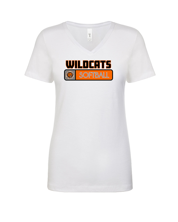 Greater Latrobe HS Softball Pennant - Womens Vneck