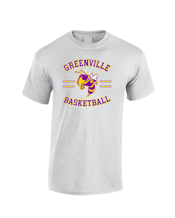 Greenville HS Boys Basketball Curve - Cotton T-Shirt
