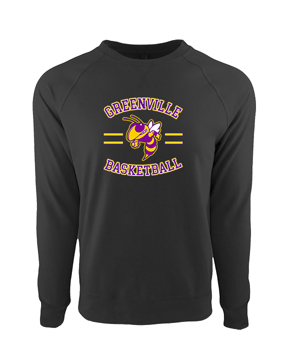 Greenville HS Boys Basketball Curve - Crewneck Sweatshirt