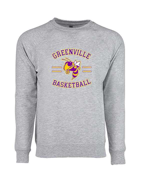 Greenville HS Girls Basketball Curve - Crewneck Sweatshirt