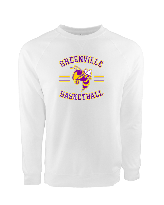 Greenville HS Girls Basketball Curve - Crewneck Sweatshirt