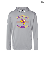 Greenville HS Boys Basketball Curve - Mens Adidas Hoodie