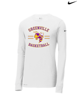 Greenville HS Girls Basketball Curve - Mens Nike Longsleeve