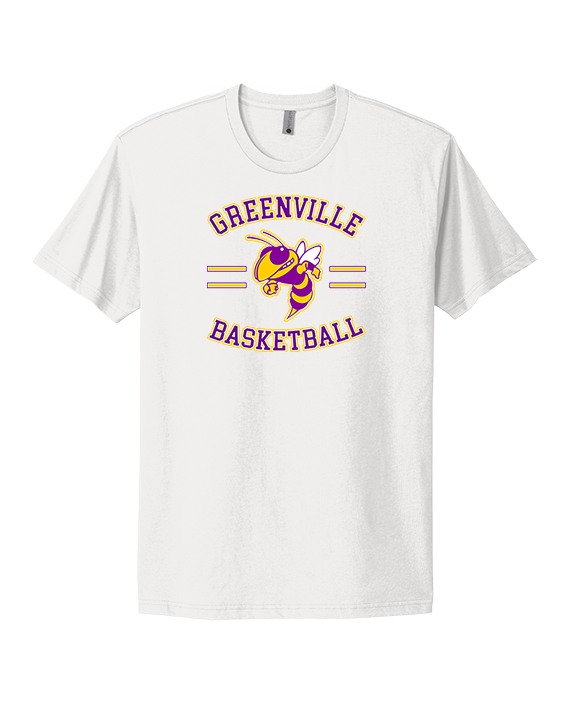 Greenville HS Boys Basketball Curve - Mens Select Cotton T-Shirt