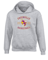 Greenville HS Boys Basketball Curve - Unisex Hoodie