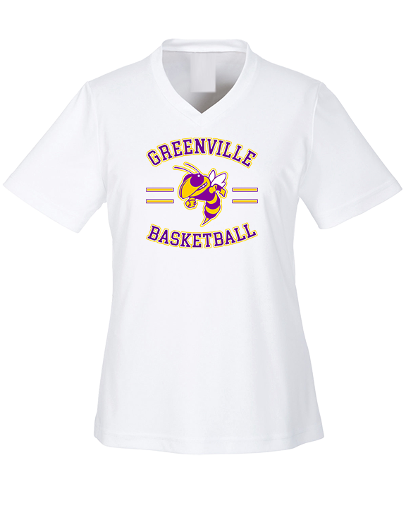 Greenville HS Boys Basketball Curve - Womens Performance Shirt