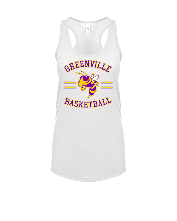 Greenville HS Boys Basketball Curve - Womens Tank Top