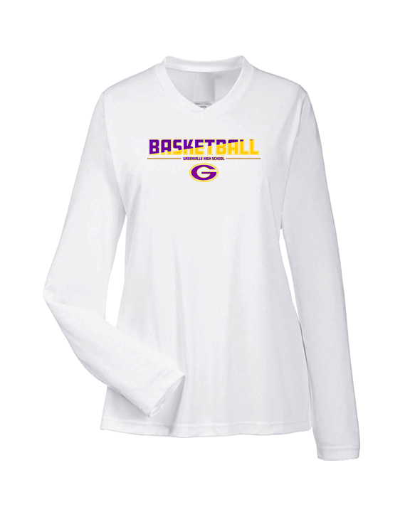 Greenville HS Girls Basketball Cut - Womens Performance Longsleeve