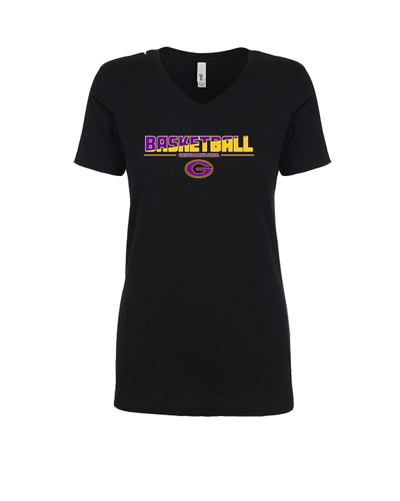 Greenville HS Girls Basketball Cut - Womens Vneck