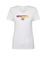 Greenville HS Girls Basketball Cut - Womens Vneck