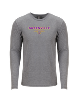 Greenville HS Boys Basketball Design - Tri-Blend Long Sleeve