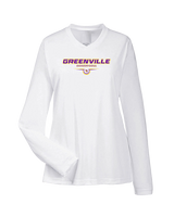 Greenville HS Boys Basketball Design - Womens Performance Longsleeve