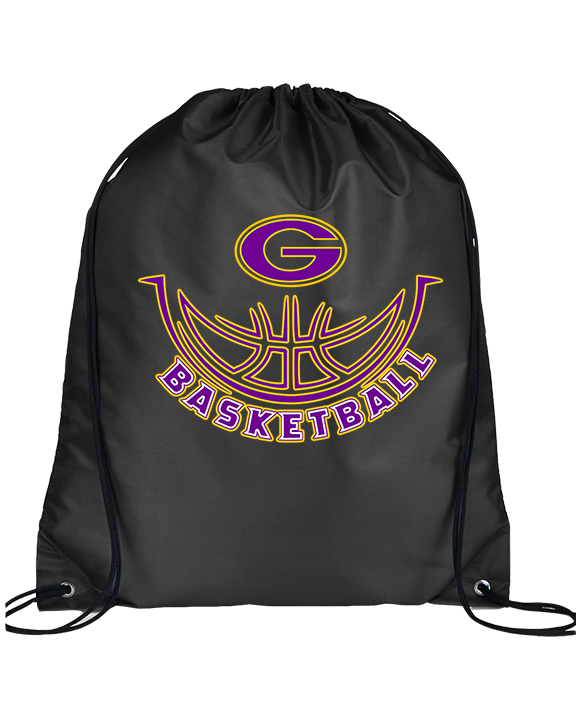 Greenville HS Boys Basketball Outline - Drawstring Bag