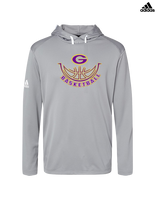 Greenville HS Boys Basketball Outline - Mens Adidas Hoodie