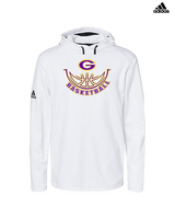 Greenville HS Boys Basketball Outline - Mens Adidas Hoodie