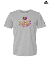 Greenville HS Boys Basketball Outline - Mens Adidas Performance Shirt