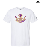 Greenville HS Boys Basketball Outline - Mens Adidas Performance Shirt