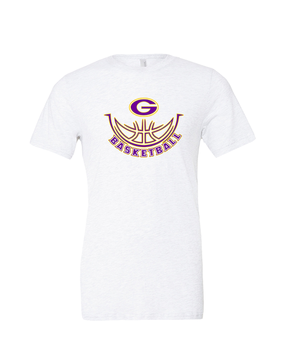 Greenville HS Boys Basketball Outline - Tri-Blend Shirt