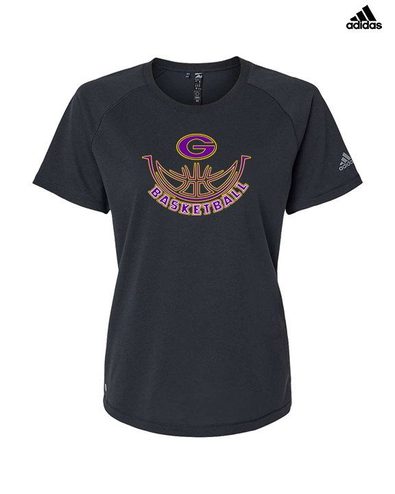Greenville HS Girls Basketball Outline - Womens Adidas Performance Shirt