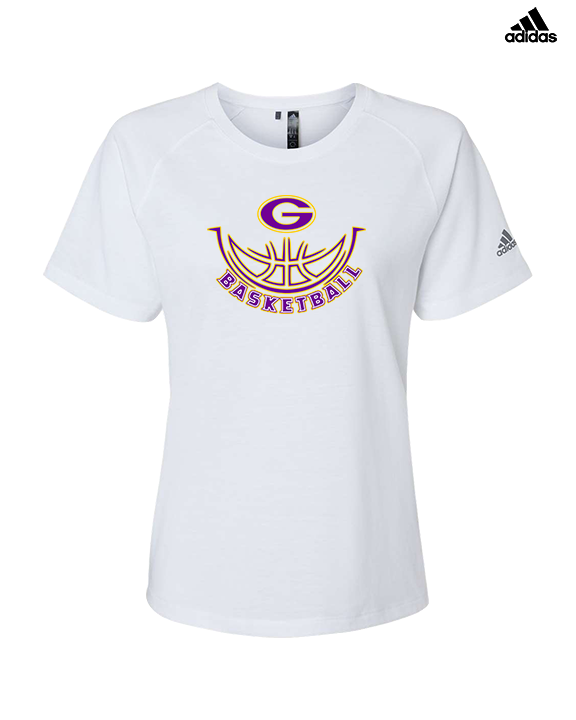 Greenville HS Girls Basketball Outline - Womens Adidas Performance Shirt