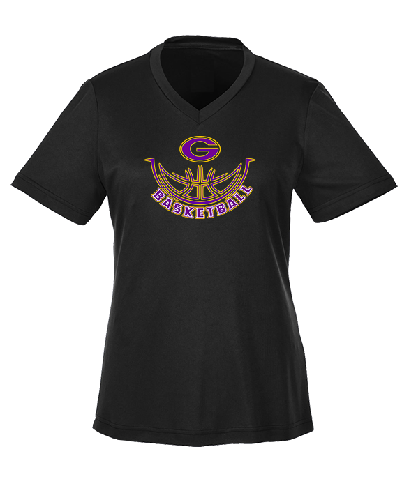 Greenville HS Girls Basketball Outline - Womens Performance Shirt
