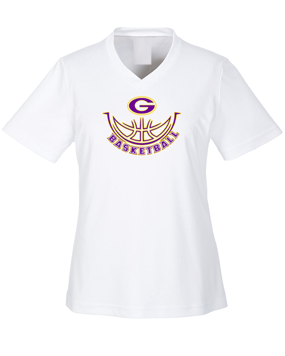 Greenville HS Girls Basketball Outline - Womens Performance Shirt