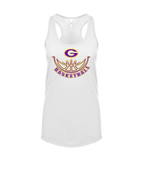 Greenville HS Girls Basketball Outline - Womens Tank Top