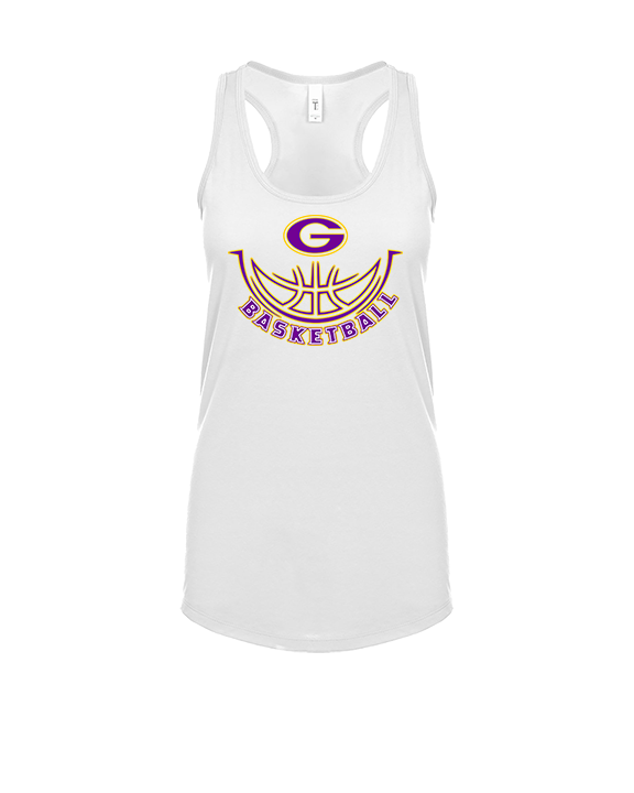 Greenville HS Girls Basketball Outline - Womens Tank Top