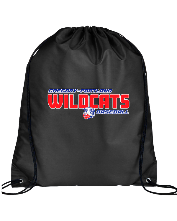 Gregory-Portland HS Baseball Bold - Drawstring Bag