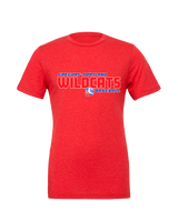 Gregory-Portland HS Baseball Bold - Mens Tri Blend Shirt