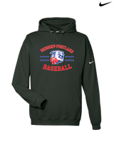 Gregory-Portland HS Baseball Curve - Nike Club Fleece Hoodie