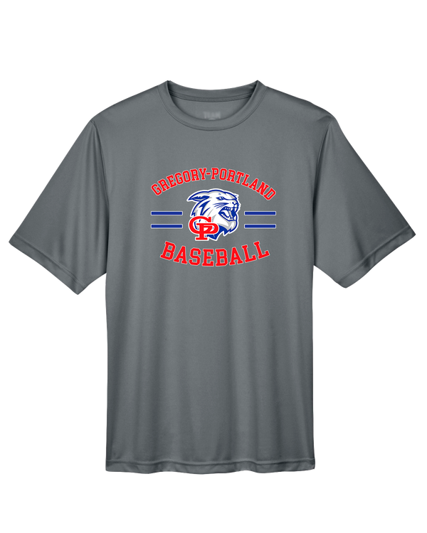 Gregory-Portland HS Baseball Curve - Performance T-Shirt