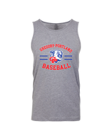 Gregory-Portland HS Baseball Curve - Mens Tank Top