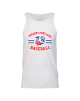 Gregory-Portland HS Baseball Curve - Mens Tank Top