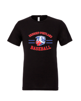 Gregory-Portland HS Baseball Curve - Mens Tri Blend Shirt