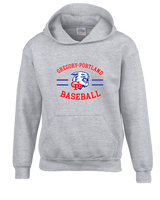 Gregory-Portland HS Baseball Curve - Youth Hoodie